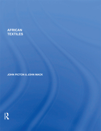 Cover image: African Textiles 1st edition 9780367004972