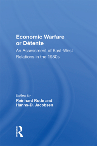 Imagen de portada: Economic Warfare Or Detente 1st edition 9780367005337