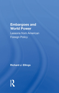 表紙画像: Embargoes And World Power 1st edition 9780367006709
