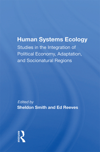 Imagen de portada: Human Systems Ecology 1st edition 9780367156862