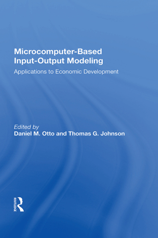 Imagen de portada: Microcomputer Based Input-output Modeling 1st edition 9780367153809