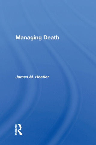 Cover image: Managing Death 1st edition 9780367010300