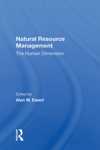 Imagen de portada: Natural Resource Management 1st edition 9780367009847