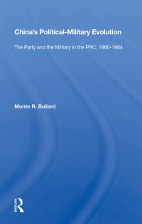 Titelbild: China's Political/military Evolution 1st edition 9780367008321