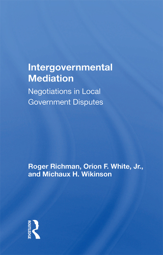 Imagen de portada: Intergovernmental Mediation 1st edition 9780367158255