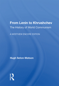 Imagen de portada: From Lenin To Khrushchev 1st edition 9780367158439