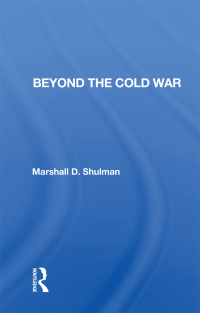 Cover image: Beyond The Cold War 1st edition 9780367005733