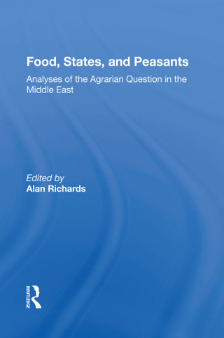 Cover image: Food, States, And Peasants 1st edition 9780367005764