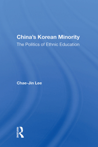 Omslagafbeelding: China's Korean Minority 1st edition 9780367155643