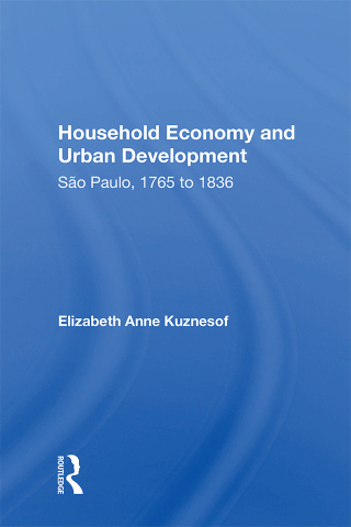Cover image: Household Economy and Urban Development 1st edition 9780367158736