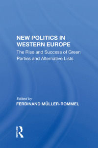 صورة الغلاف: New Politics In Western Europe 1st edition 9780367014438