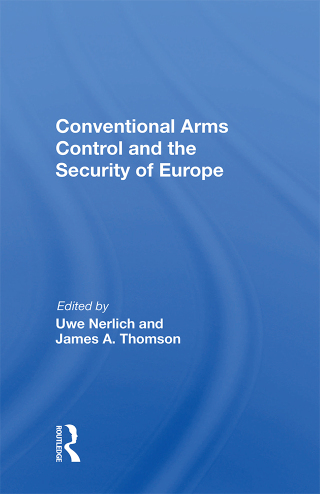 Titelbild: Conventional Arms Control and the Security of Europe 1st edition 9780367014513