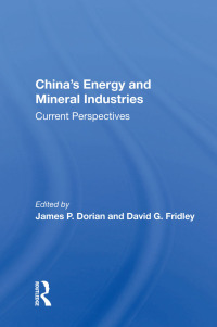 صورة الغلاف: China's Energy And Mineral Industries 1st edition 9780367161941