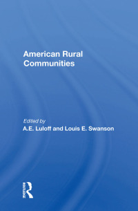 Cover image: American Rural Communities 1st edition 9780367162542