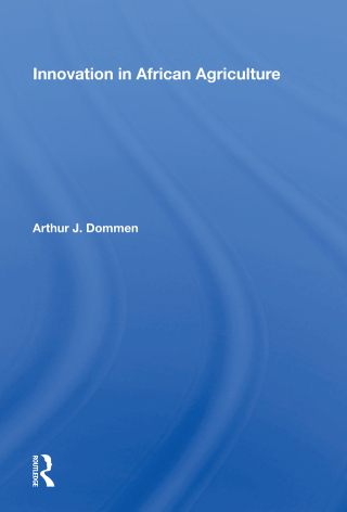 表紙画像: Innovation In African Agriculture 1st edition 9780367012731