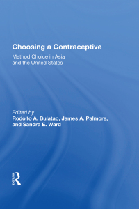 Cover image: Choosing a Contraceptive 1st edition 9780367013028