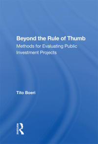 Cover image: Beyond the Rule of Thumb 1st edition 9780367012984