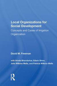 Cover image: Local Organizations For Social Development 1st edition 9780367013332