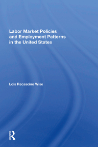 Immagine di copertina: Labor Market Policies And Employment Patterns In The United States 1st edition 9780367163280