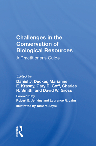 Cover image: Challenges in the Conservation of Biological Resources 1st edition 9780367166663