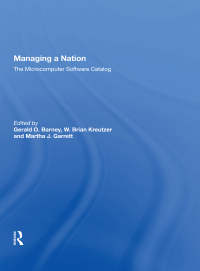 Cover image: Managing A Nation 1st edition 9780367162252