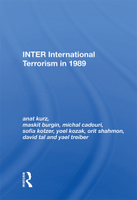 Imagen de portada: Inter: International Terrorism In 1989 1st edition 9780367012397
