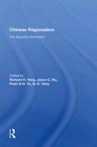 Omslagafbeelding: Chinese Regionalism 1st edition 9780367166694