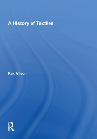 Cover image: A History Of Textiles 1st edition 9780367169114