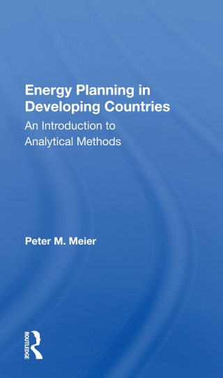 Imagen de portada: Energy Planning In Developing Countries 1st edition 9780367162139