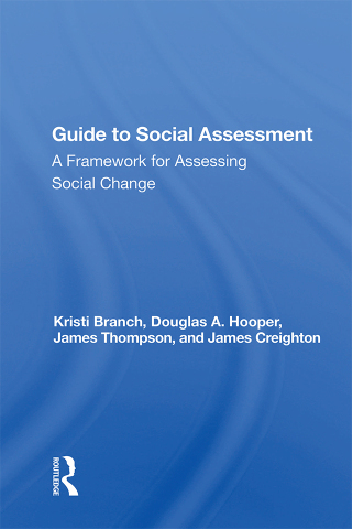 Titelbild: Guide To Social Impact Assessment 1st edition 9780367165413