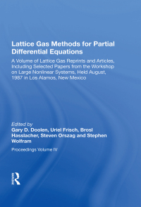 Imagen de portada: Lattice Gas Methods For Partial Differential Equations 1st edition 9780367152741