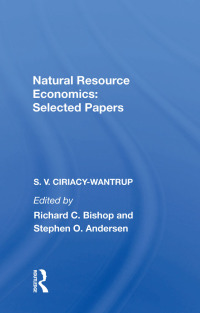 Cover image: Natural Resource Economics 1st edition 9780367155223