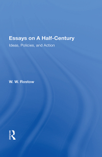 Cover image: Essays On A Half Century 1st edition 9780367156763