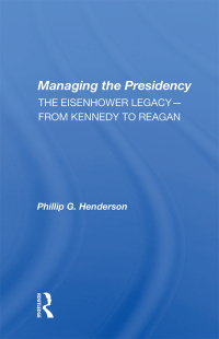 Titelbild: Managing The Presidency 1st edition 9780367006808