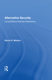 Cover image: Alternative Security 1st edition 9780367155377