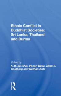 Imagen de portada: Ethnic Conflict In Buddhist Societies 1st edition 9780367003227
