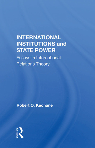 صورة الغلاف: International Institutions And State Power 1st edition 9780367003104