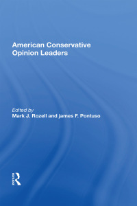 Cover image: American Conservative Opinion Leaders 1st edition 9780367003647