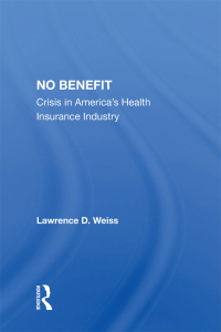 Cover image: No Benefit 1st edition 9780367153571