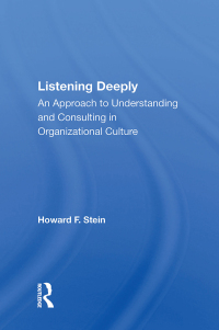 Cover image: Listening Deeply 1st edition 9780367154202