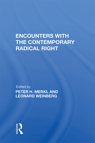 Cover image: Encounters with the Contemporary Radical Right 1st edition 9780367004545