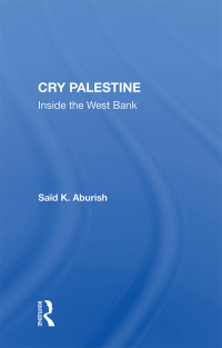 Titelbild: Cry Palestine 1st edition 9780367160746