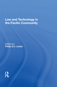 Cover image: Law And Technology In The Pacific Community 1st edition 9780367158972