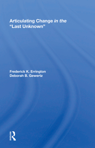 Cover image: Articulating Change in the Last Unknown 1st edition 9780367009960
