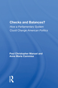 Cover image: Checks And Balances? 1st edition 9780367009694