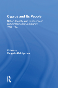 Cover image: Cyprus And Its People 1st edition 9780367010508