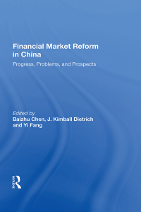 Omslagafbeelding: Financial Market Reform In China 1st edition 9780367007225