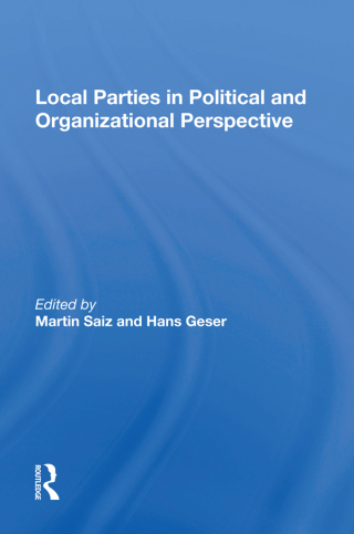 Cover image: Local Parties In Political And Organizational Perspective 1st edition 9780367157364