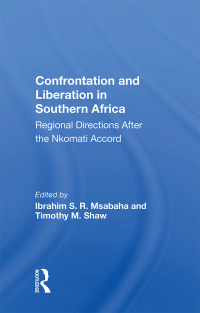 Cover image: Confrontation And Liberation In Southern Africa 1st edition 9780367160562