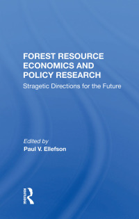 Imagen de portada: Forest Resource Economics And Policy Research 1st edition 9780367163068